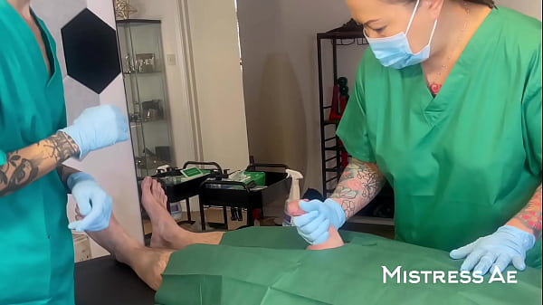 Double Domme Medfet sounding exam and treatments with Madame Li Ying and our patient