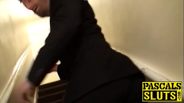 Wicked sub babe gets her face covered in spit and fucks hard