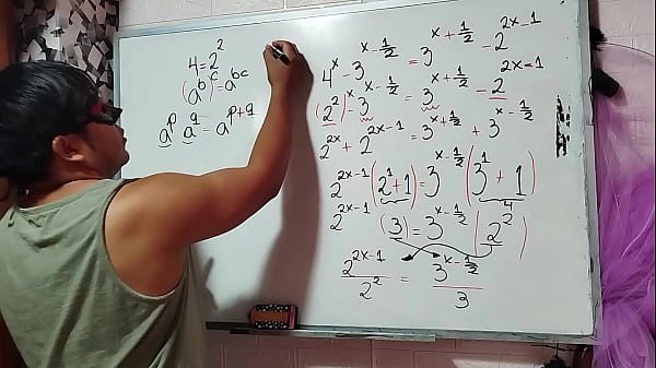 26 Álgebra: Calcular X en el exponente – Matemáticas Sexuales – Azaghal Soul – Milf Mature Monster cock